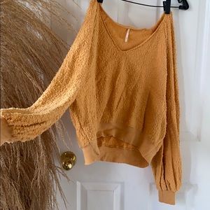 Free people textured sweater